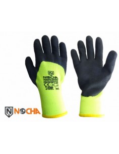 guante de espuma  de latex forrado