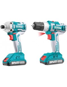 kit taladro+destornillador 20 v bateria